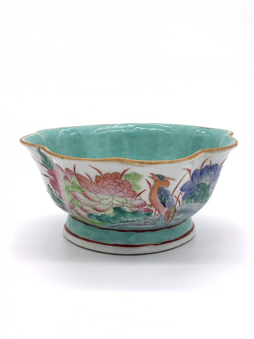 Famille Rose Altar Dish Hand Painted (1 of 4)