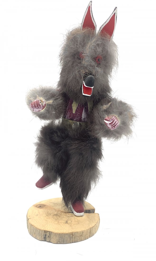 Wolf Kachina signed VB (1 of 5)