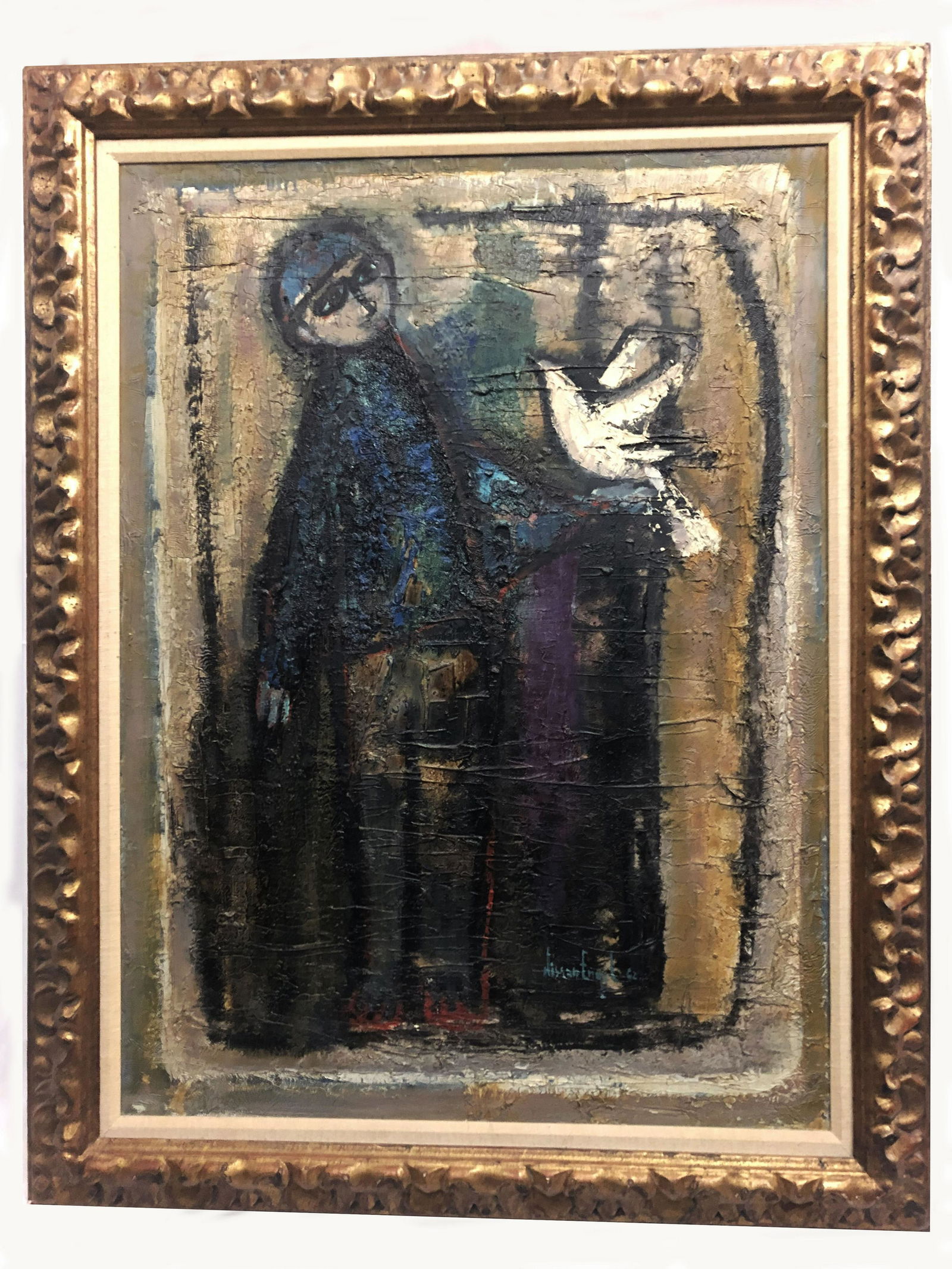 Nissan Engel Signed Original Oil on Canvas (1 of 4)