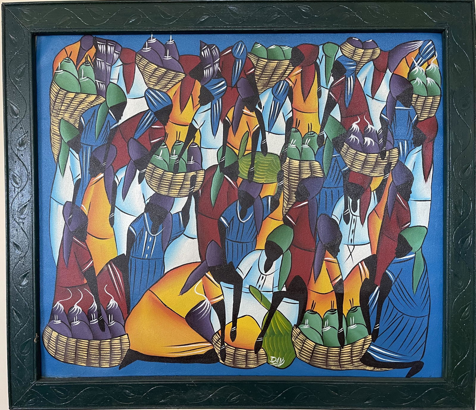 Original Art by Dan 22" W x 19" H: Original Art by Dan 22" W x 19" H; From the estate of a prominent global collector in CT; THIS LOT IS LOCATED AND SHIPPING FROM FARMINGTON, CT.