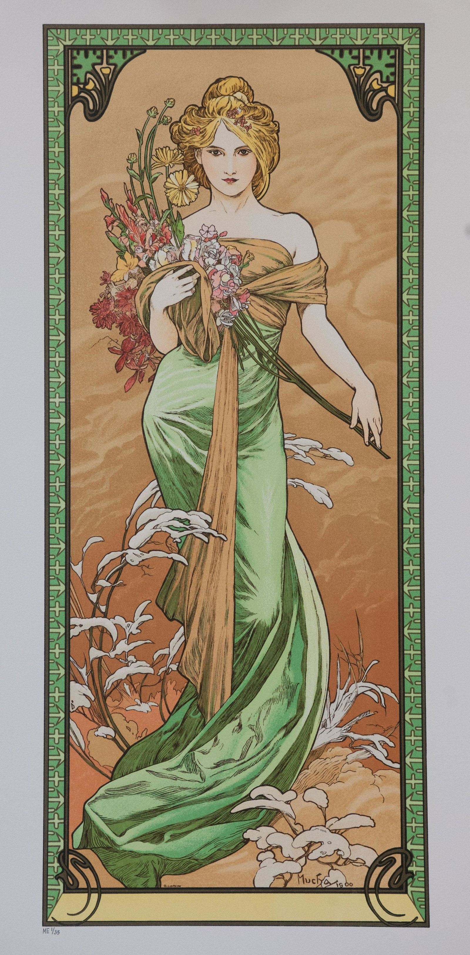 Spring 1900, Alphonse Mucha: Spring 1900, Alphonse Mucha