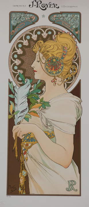 La Dame Aux Camelias 16 Alphonse Mucha Poster Jun 01 13 Stover S Auctions In Nc La Dame Aux Camelias 16 Alphonse Mucha Poster Jun 01 13 Stover S Auctions In Nc
