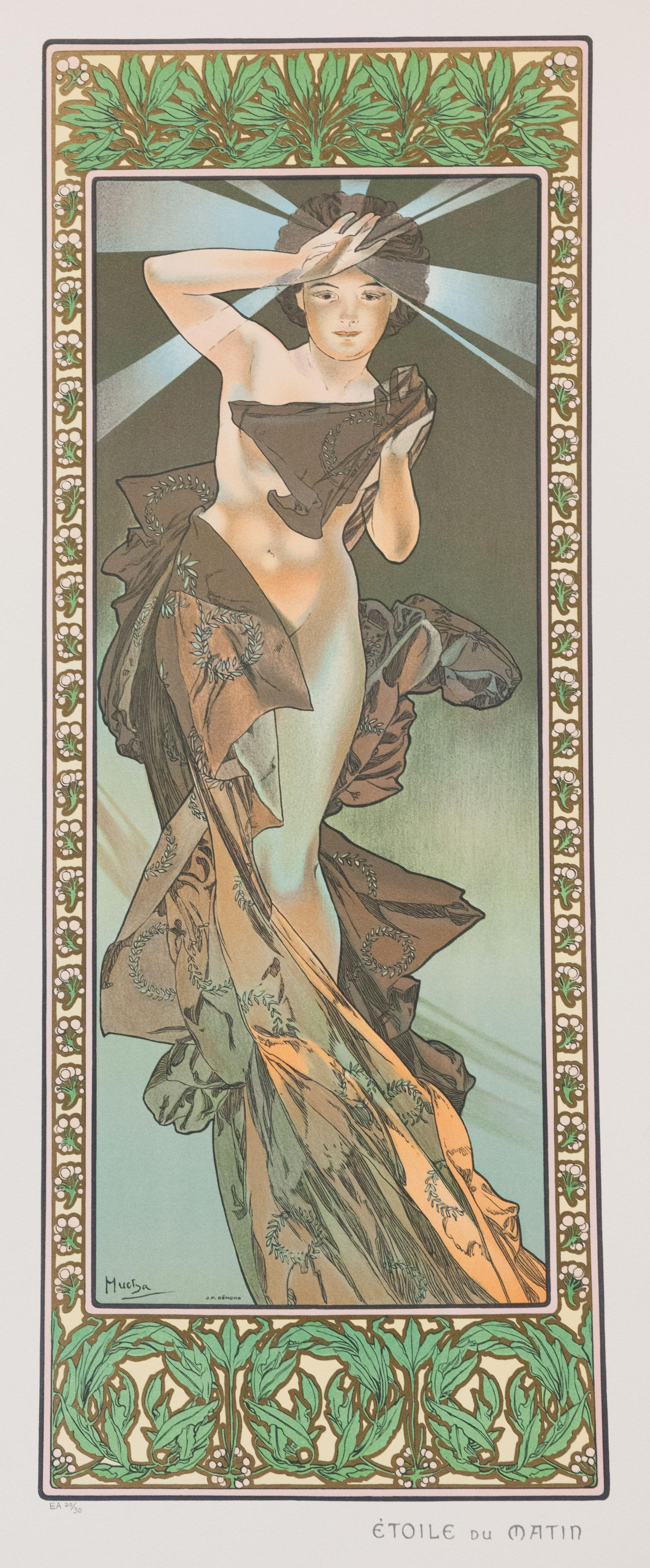 Stars-Etoile du Matin (Morning star), Alphonse Mucha: Stars-Etoile du Matin (Morning star), Alphonse Mucha