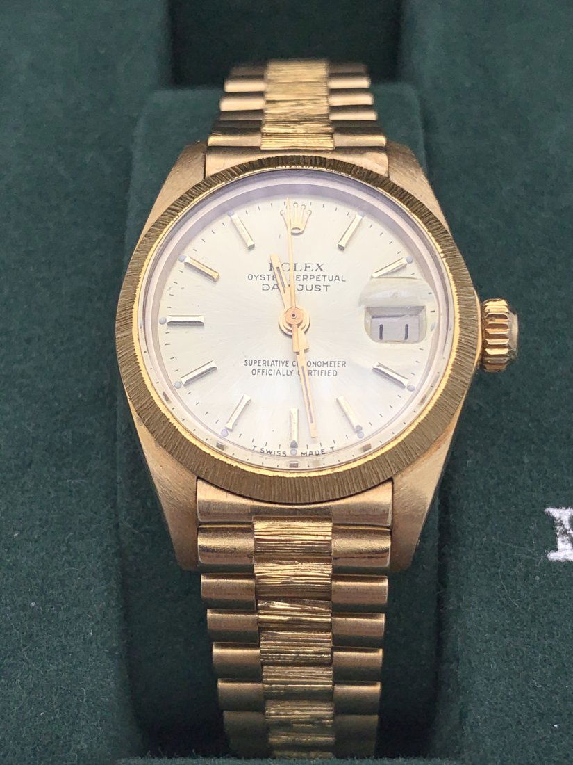 18kt Gold Oyster Perpetual Datejust Rolex Presidential (1 of 6)