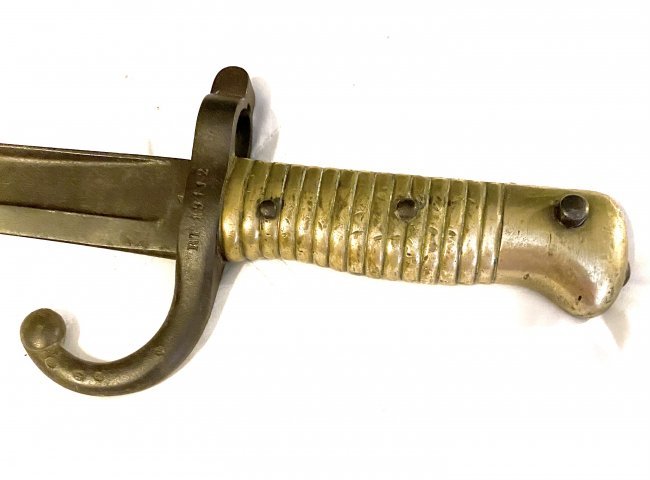 c1866 German Made French Chassepot Bayonet: c1866 German Made French Chassepot Bayonet. No scabbard. THIS ITEM IS LOCATED AND SHIPPING FROM LAS VEGAS, NV.