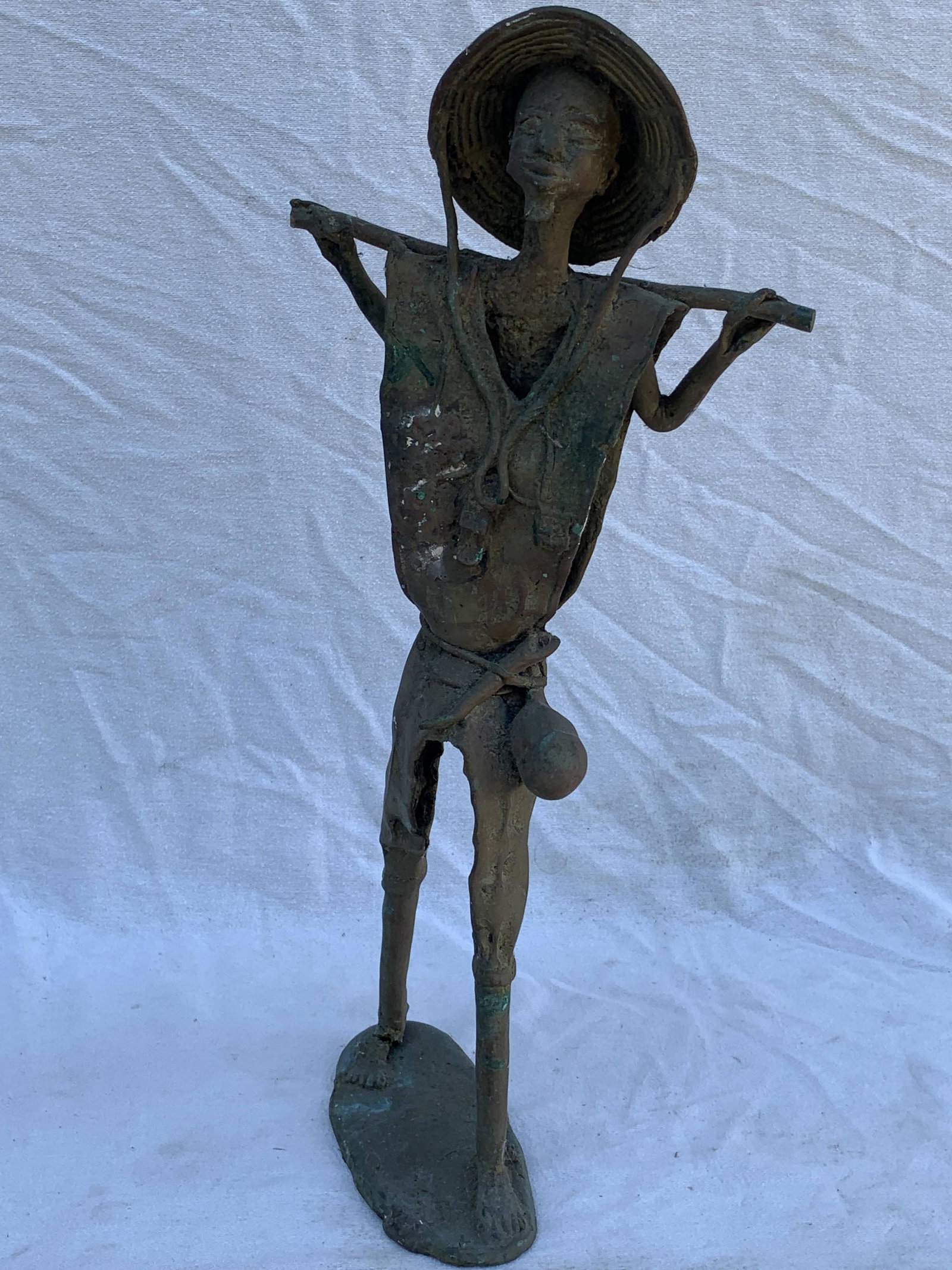 Rare Large African Bronze Statue (1 of 4)