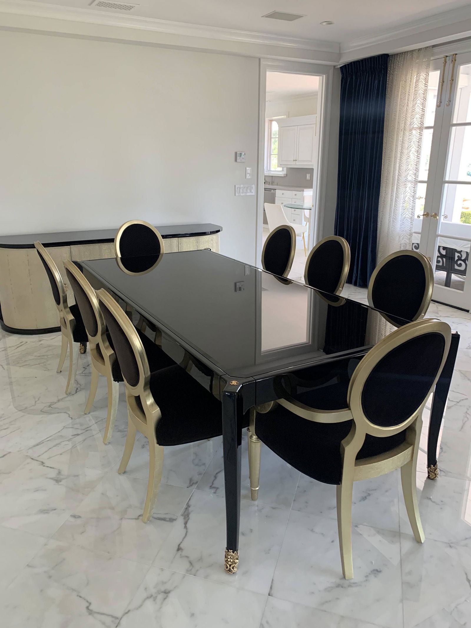 Roberto Cavalli Dining Table and Chairs (1 of 8)