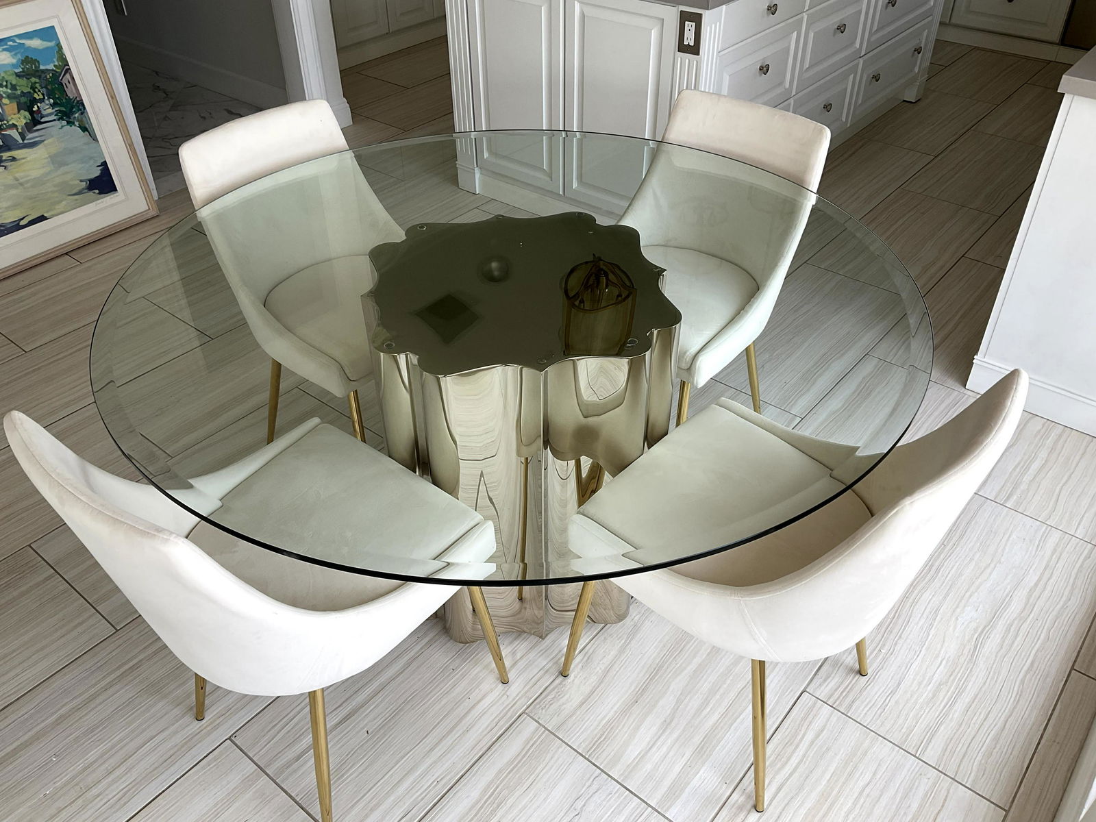 Caracole Dining Table and 4 Chairs (1 of 6)