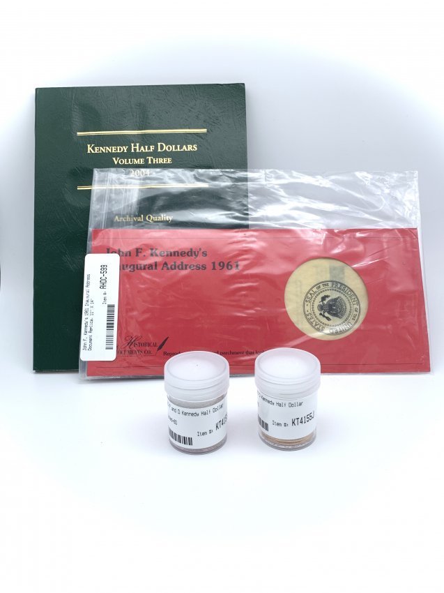2010-2020 P and D Kennedy Half Dollar Set: 2010-2020 P and D Kennedy half dollar set. 22 coins, uncirculated-60, 0 mint. Comes with free display folder and free parchment reproduction of JFKÂ’s 1961 Inaugural Address.