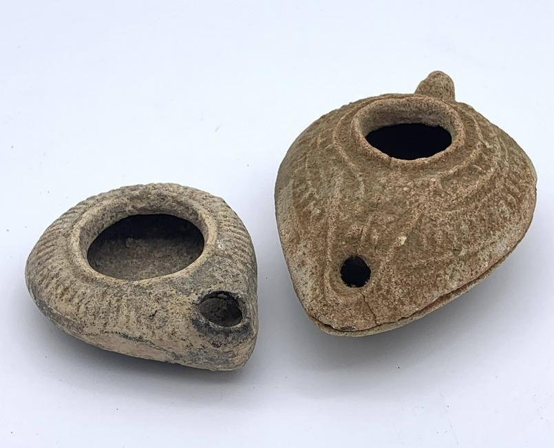 Pair of Roman Oil Lamps (1 of 4)
