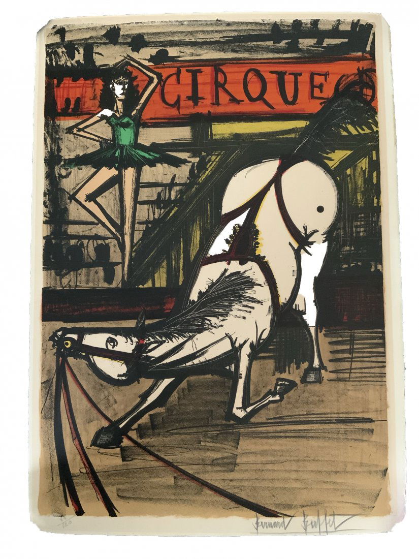 Buffet "L'Ecuyere" Signed Lithograph Edition 120 (1 of 5)