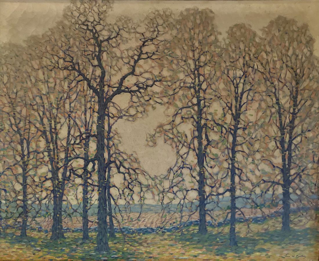 John William Bentley Original Oil Painting - Forest (1 of 4)