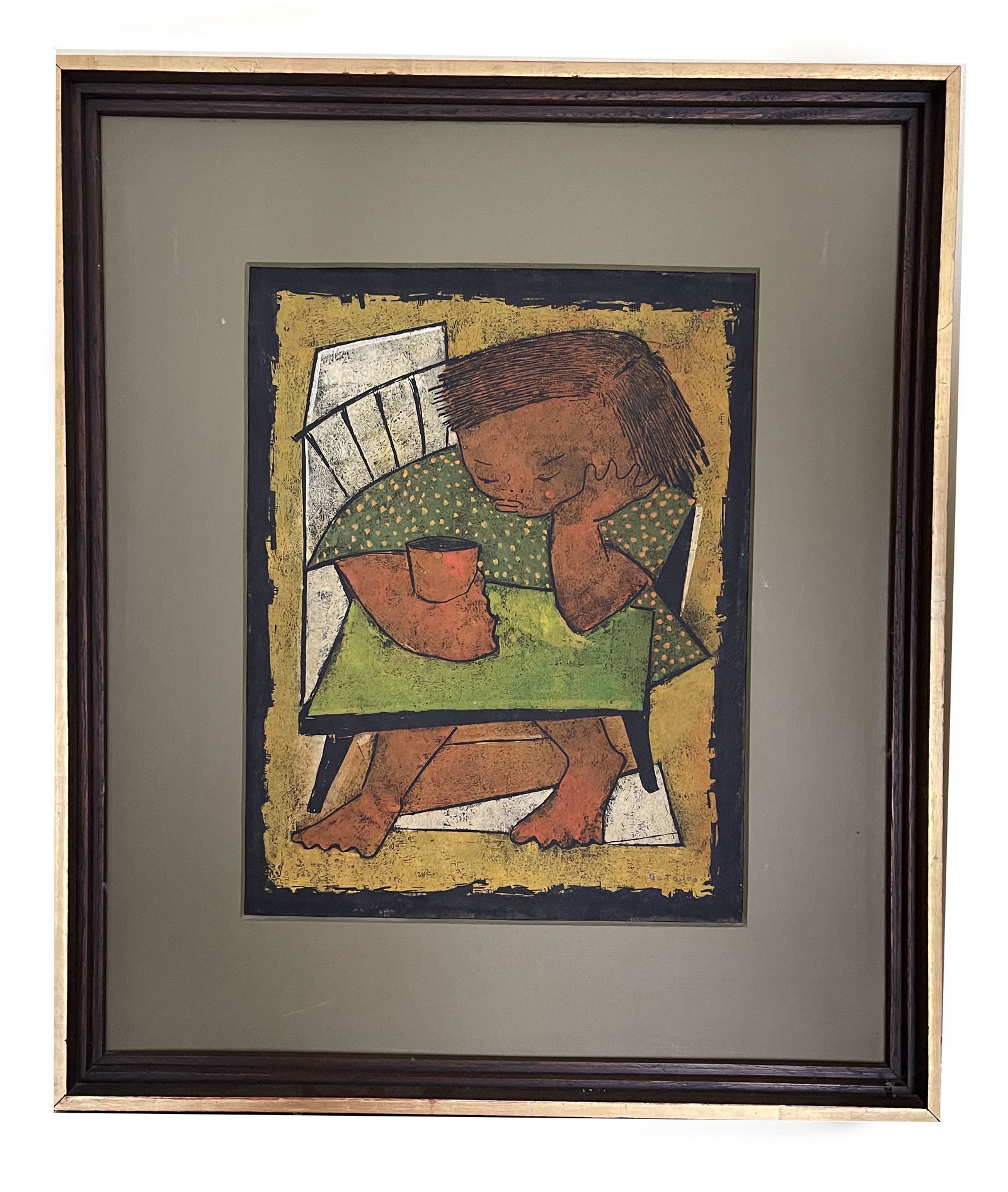 Angel Botello (1913-86) "Nino con una taza" Limited (1 of 3)