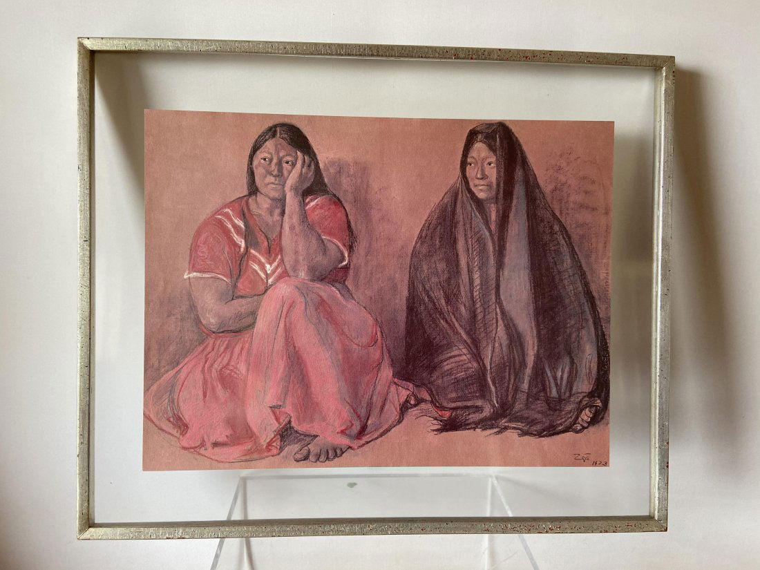 Franciso Zuniga Framed Print -"Mujeres Con Rebozo" (1 of 4)