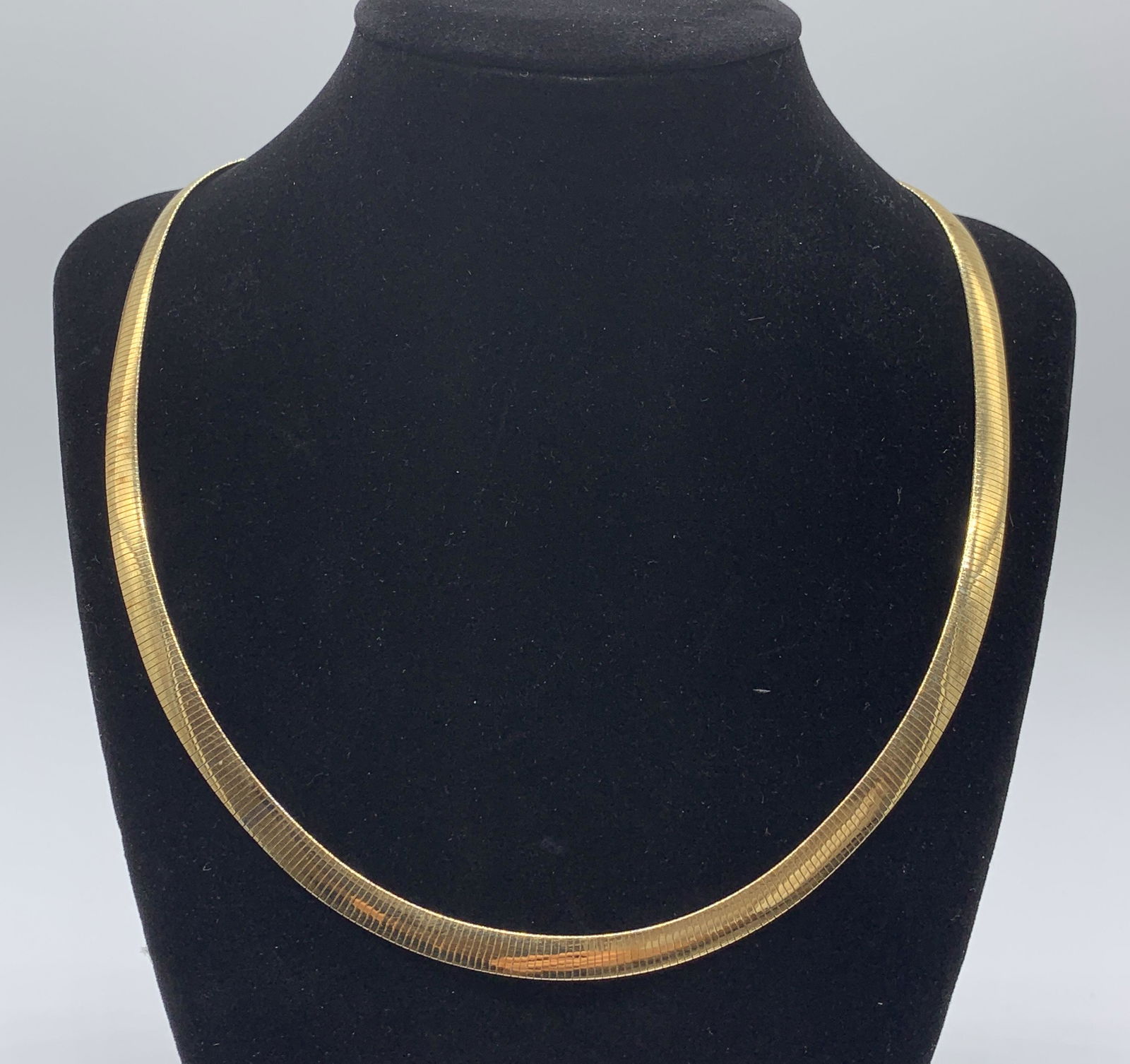14kt White and Yellow Gold Choker Necklace (1 of 4)