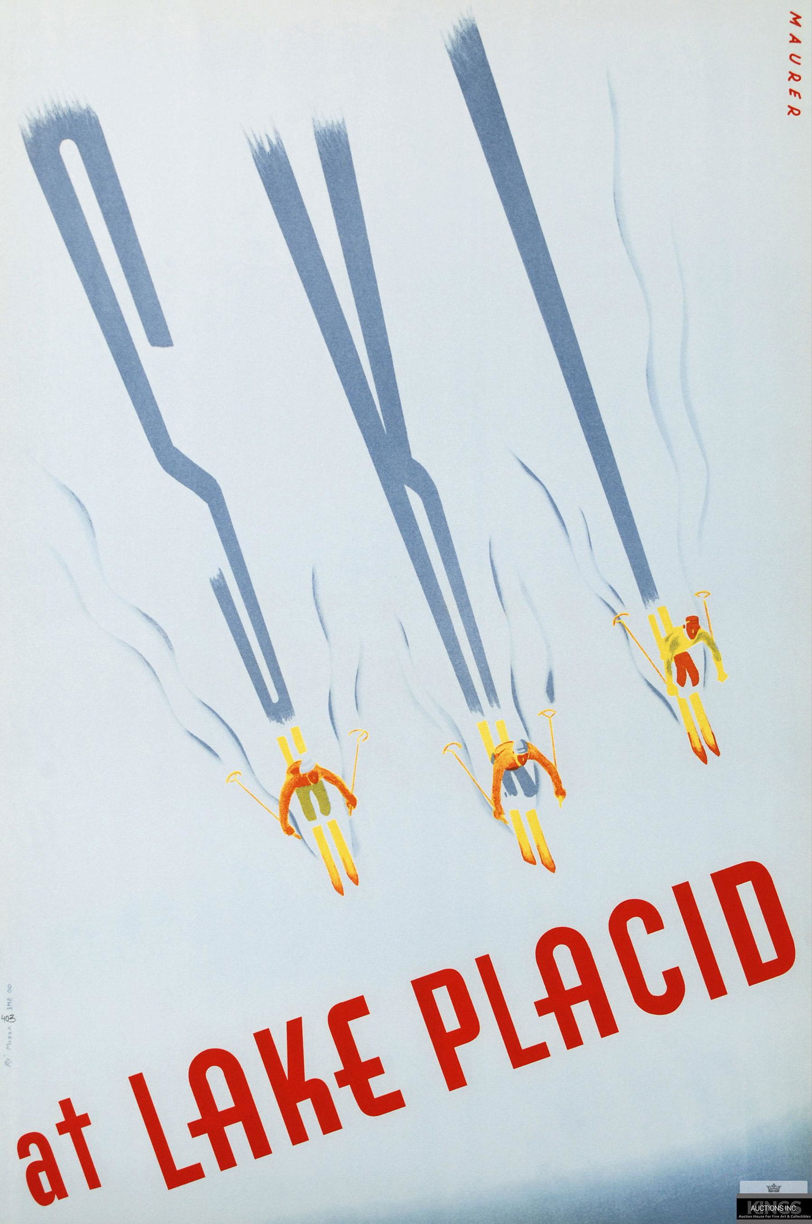 Ski at Lake Placid Sports Poster (1 of 1)