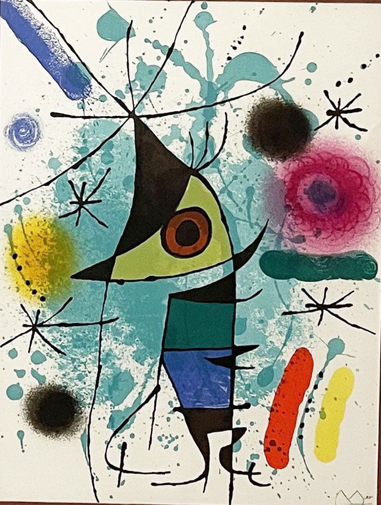Joan Miro Signed in Print "the Singing Fish" (1 of 4)