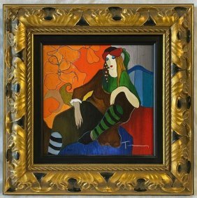 "Retro Repose" by Itzchak Tarkay (1 of 3)