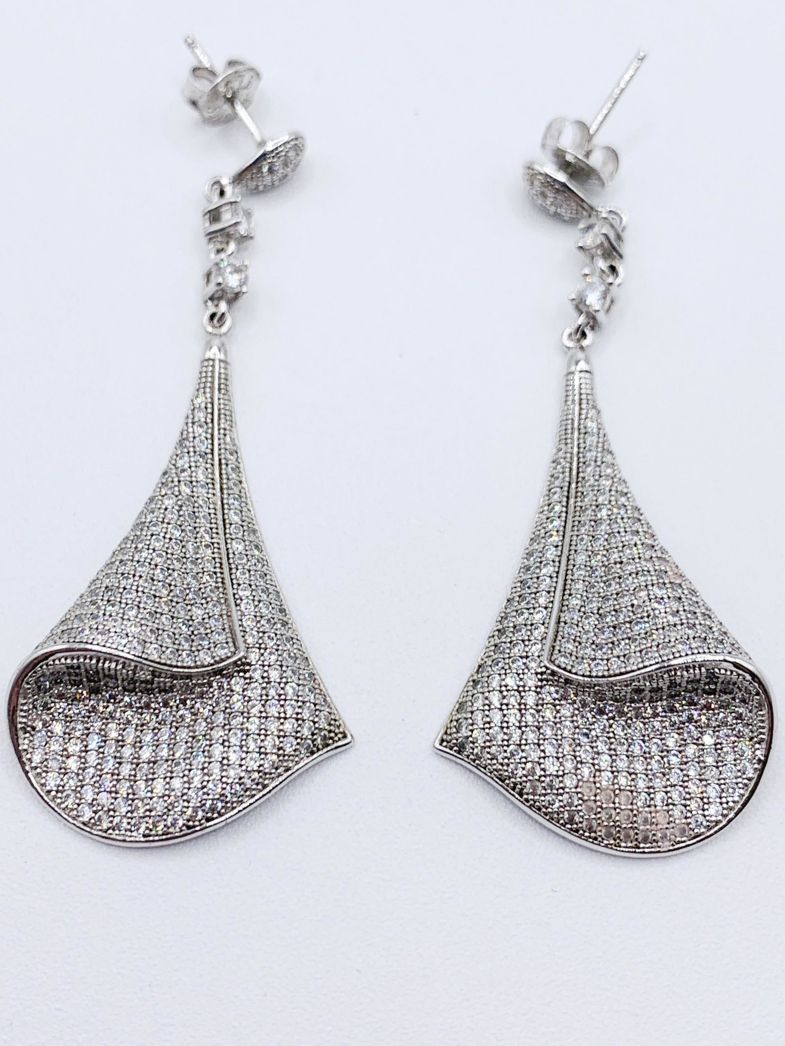 925 silver earrings 10 grams (1 of 3)