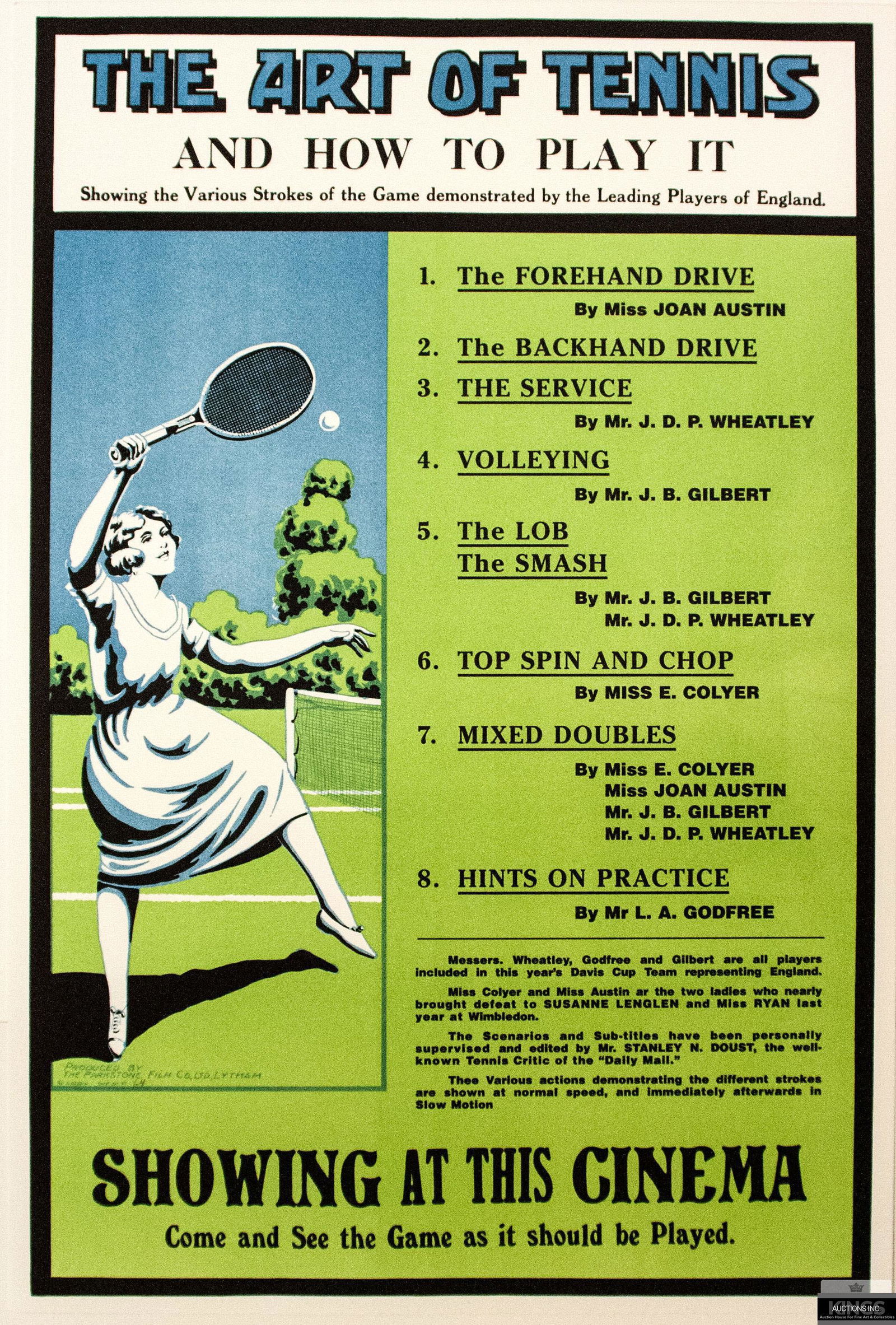 The Art of Tennis Sports Poster (1 of 1)