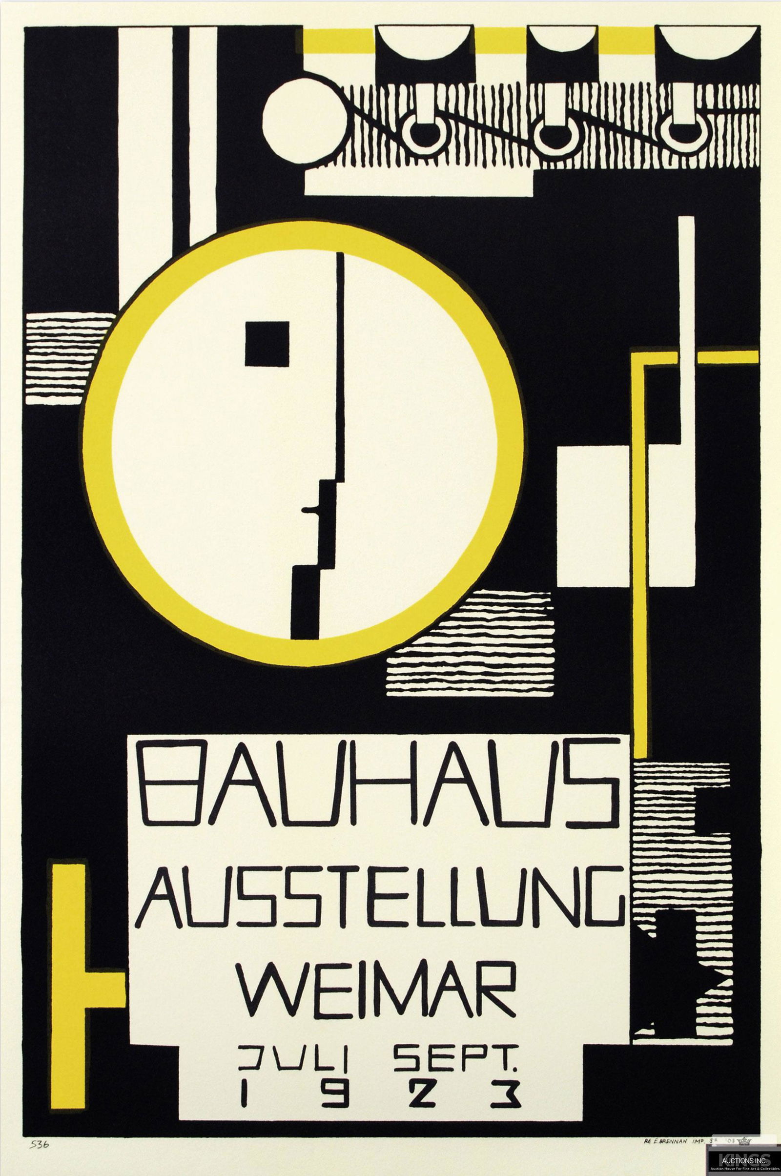 Bauhaus Ausstellung - Profile Poster (1 of 1)
