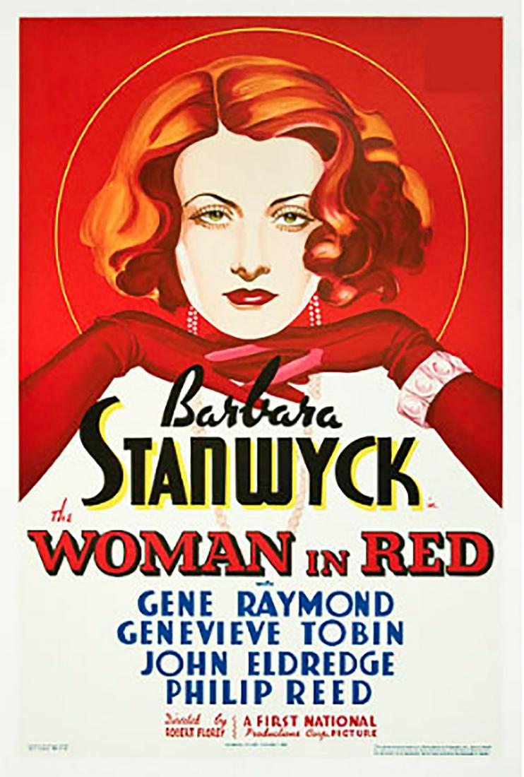The Woman In Red Hollywood Poster (1 of 1)