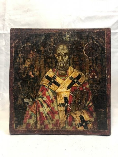 Religious Icon: Saint Nicholas the Wonderworker of Myra (1 of 7)