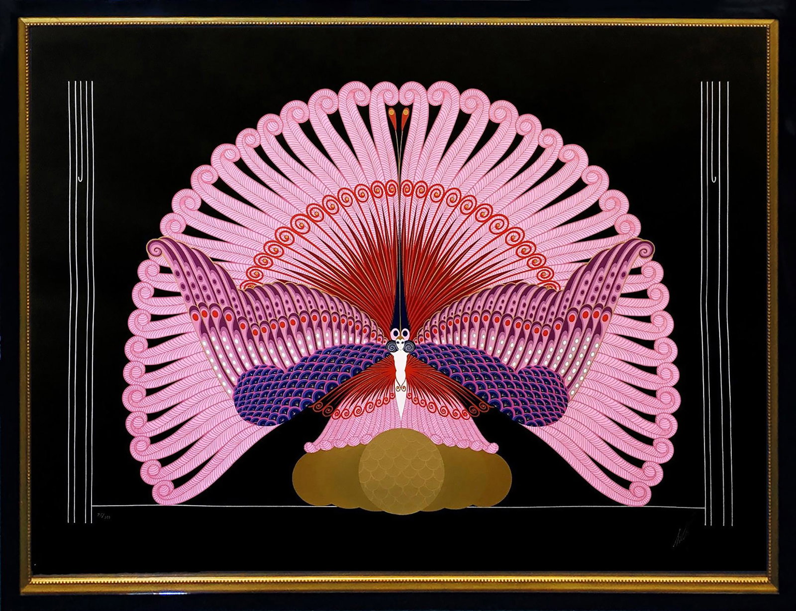 Erte - Serigraph "Phoenix Triumphant", 1983 (1 of 5)