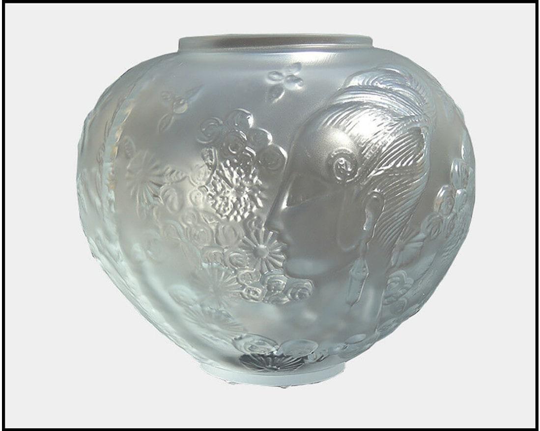 Erte - Crystal Bowl- "Flower Among Flowers" LE #131/250 (1 of 5)