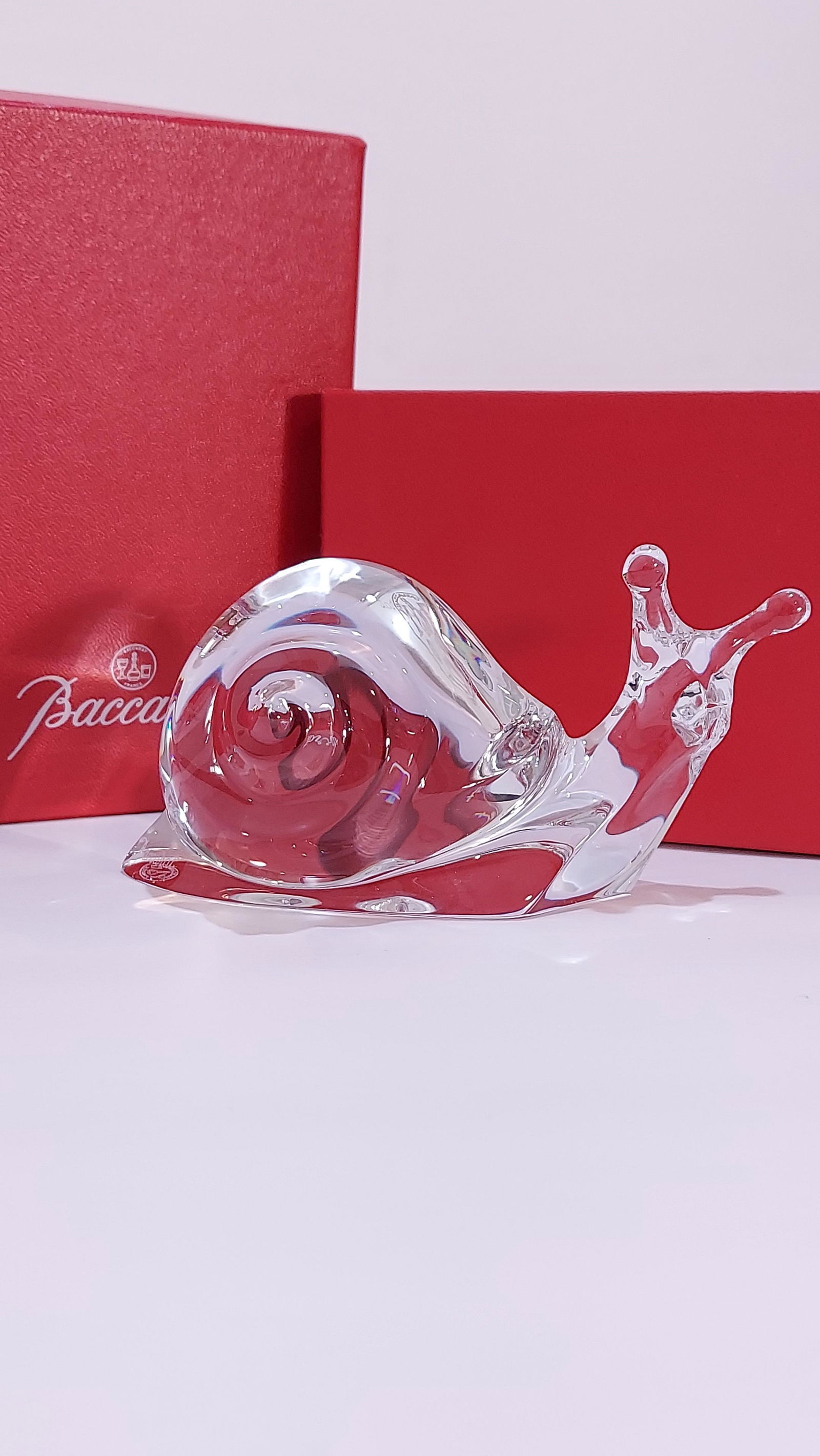 Baccarat Crystal Figurine - "Snail" Clear (1 of 5)