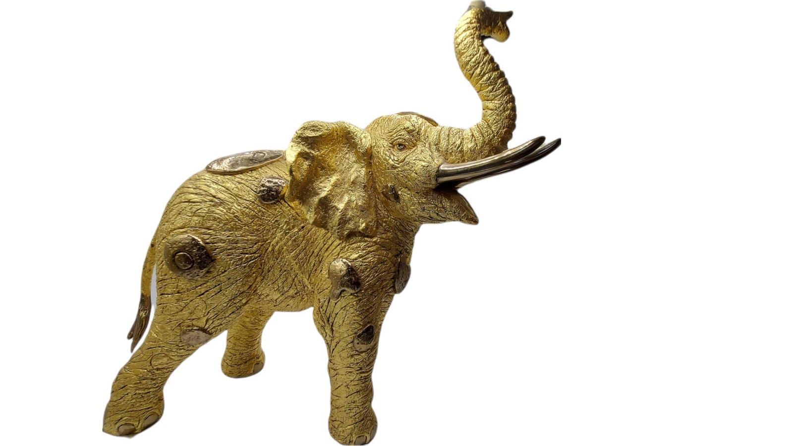 Jiang Tie-Feng Bronze Sculpture w/ Gold Leaf (1 of 7)