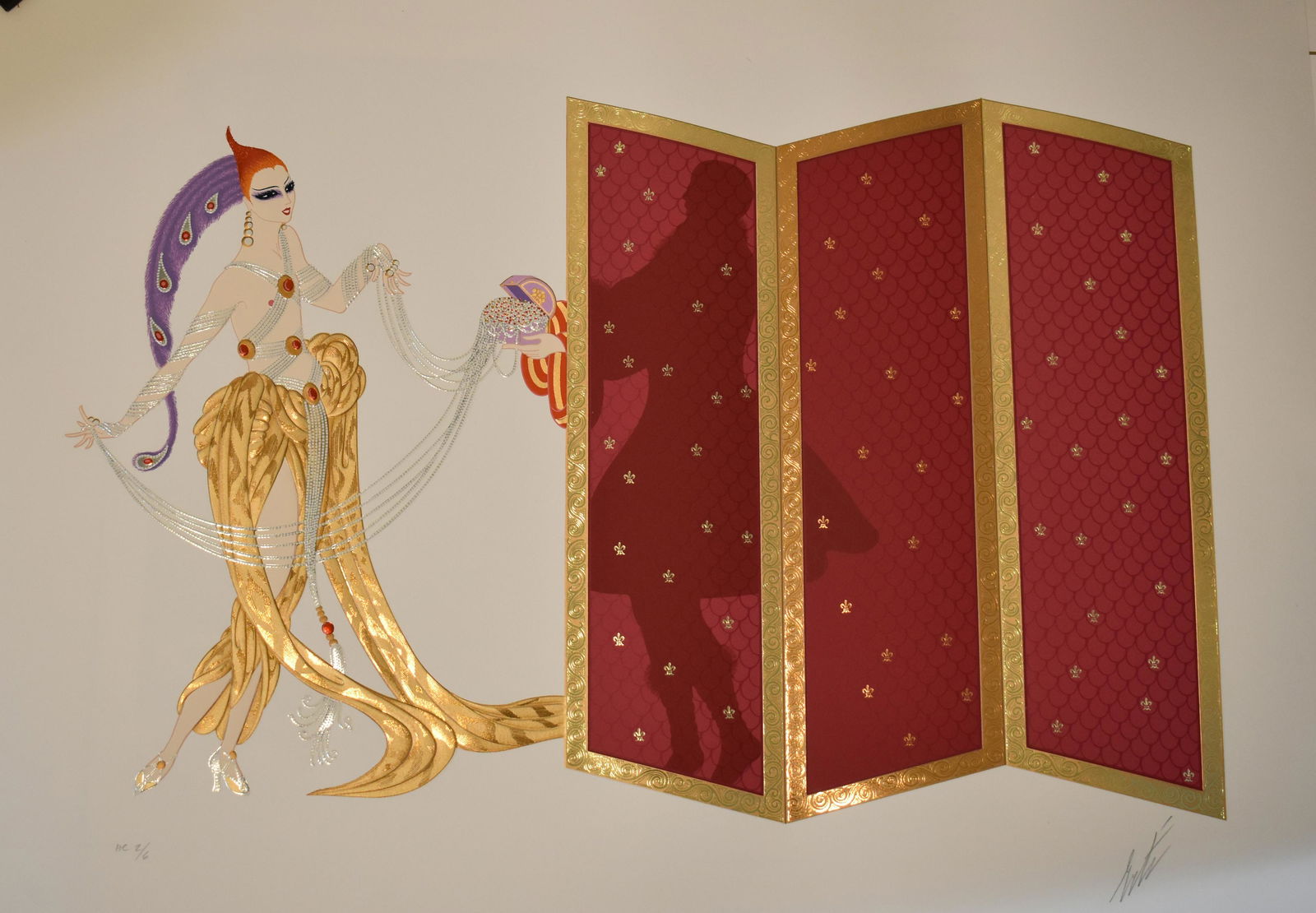 Erte - Serigraph - "The Mystery of the Courtesan"  2/6 (1 of 1)