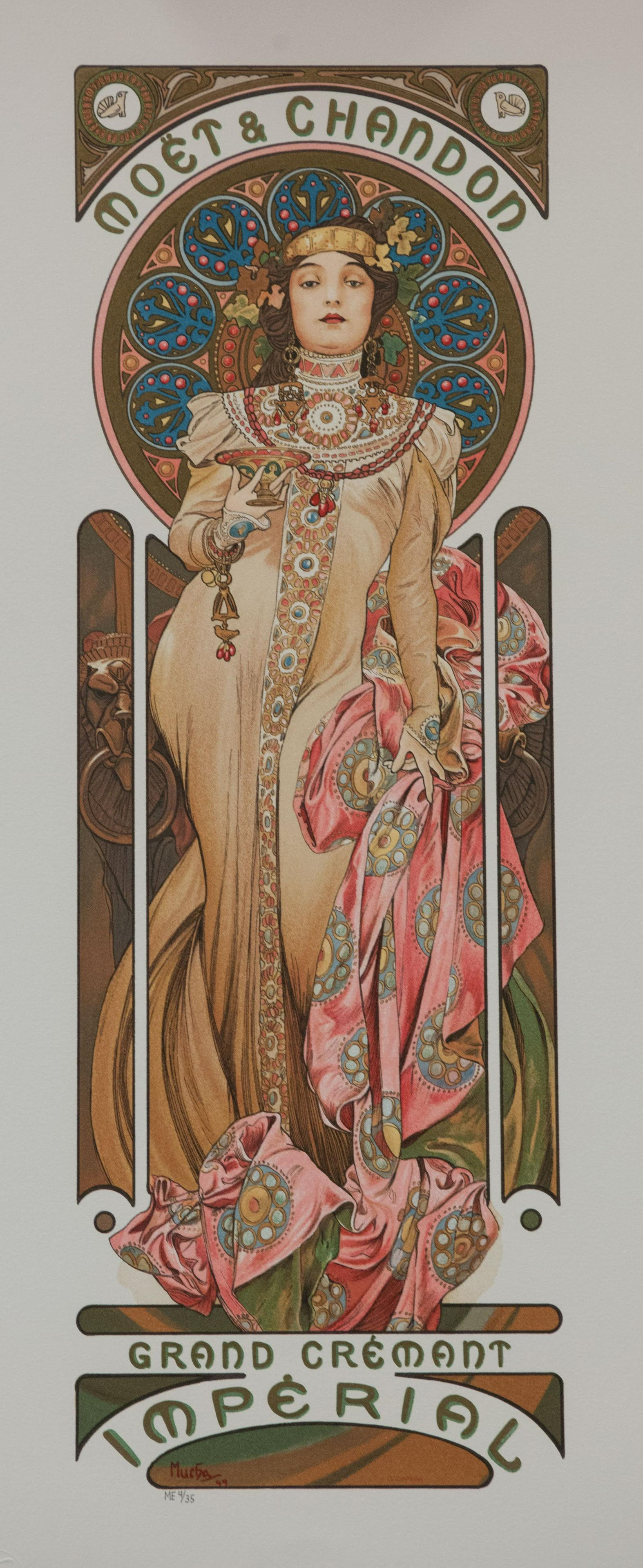 Moet Chandon/Grand Cremant Imperial, Alphonse Mucha (1 of 1)