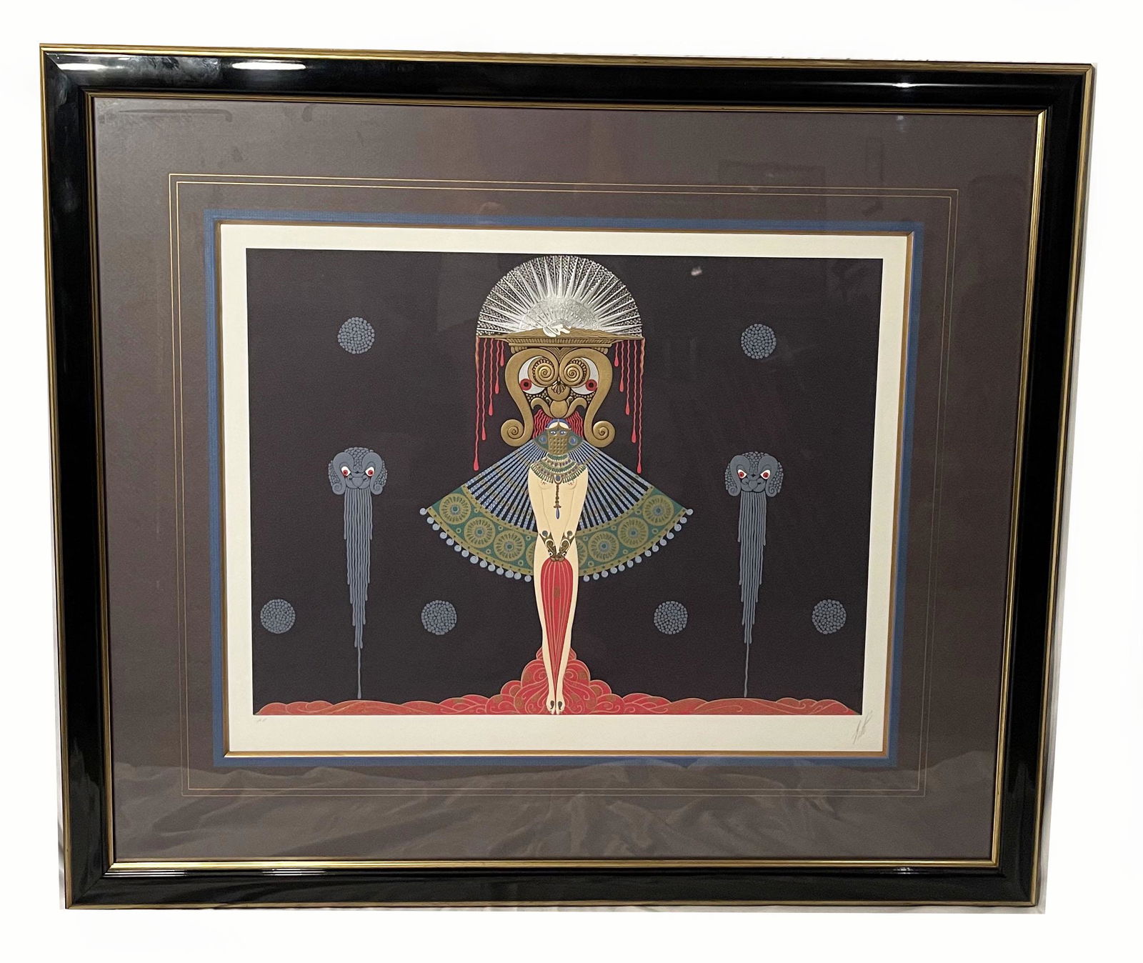 Erte "Salome" Serigraph AP Pencil Signed. (1 of 4)