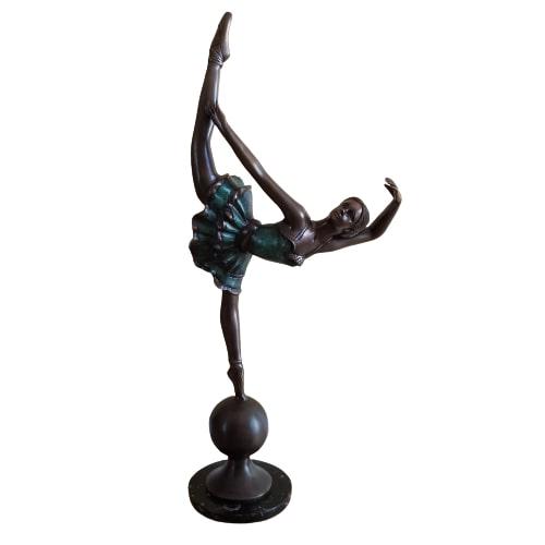 Bronze Ballerina - 30" Ballet Dancer on Marble Base (1 of 6)