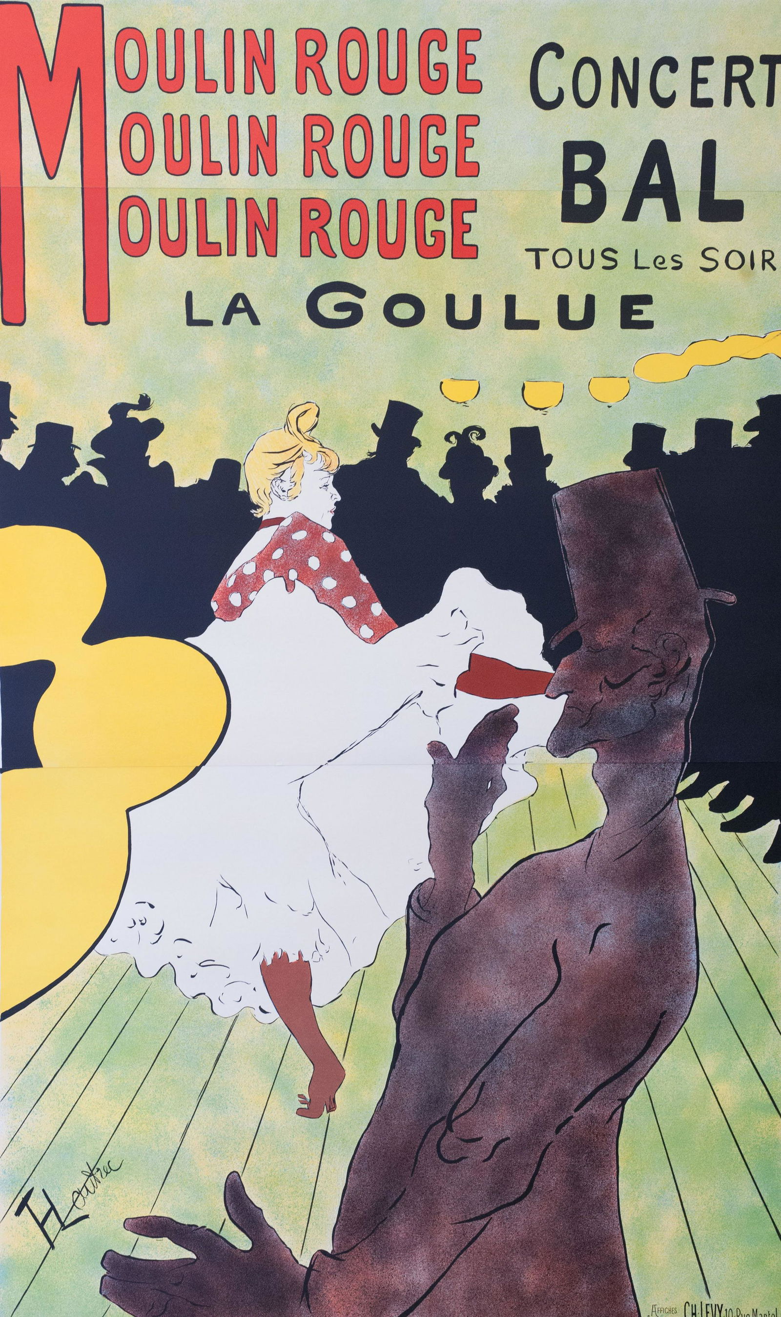 Moulin Rouge La Goulue, Henri de Toulouse-Lautrec (1 of 1)