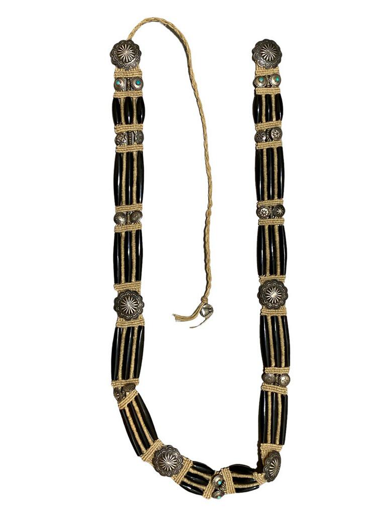 Doug / Mary Hancock "Mummy's Belt" Sterling Silver 6pc Concho Belt (1 of 3)