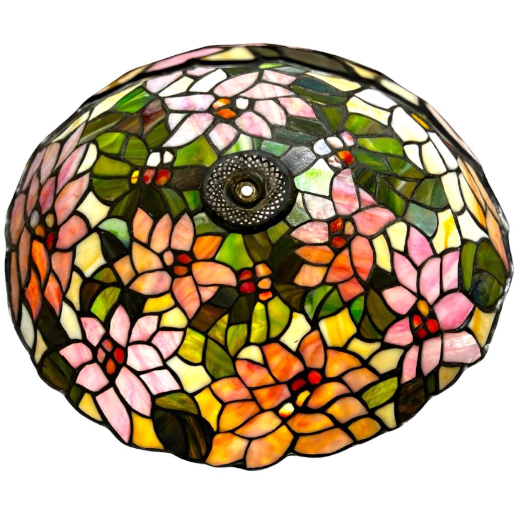 American Stained Leaded Art Glass 12" Lamp Shade (1 of 6)