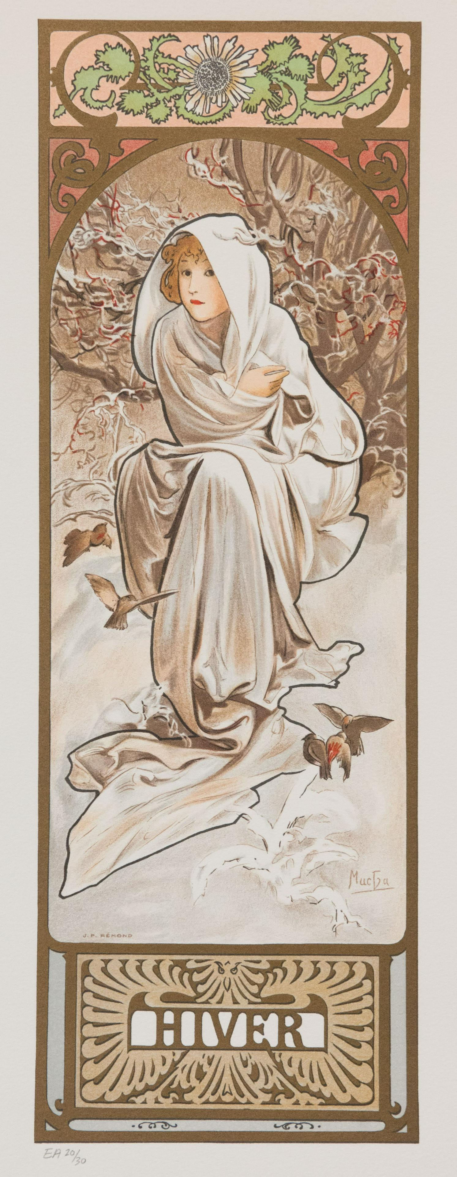 Seasons - Hiver (Winter), Alphonse Mucha (1 of 1)