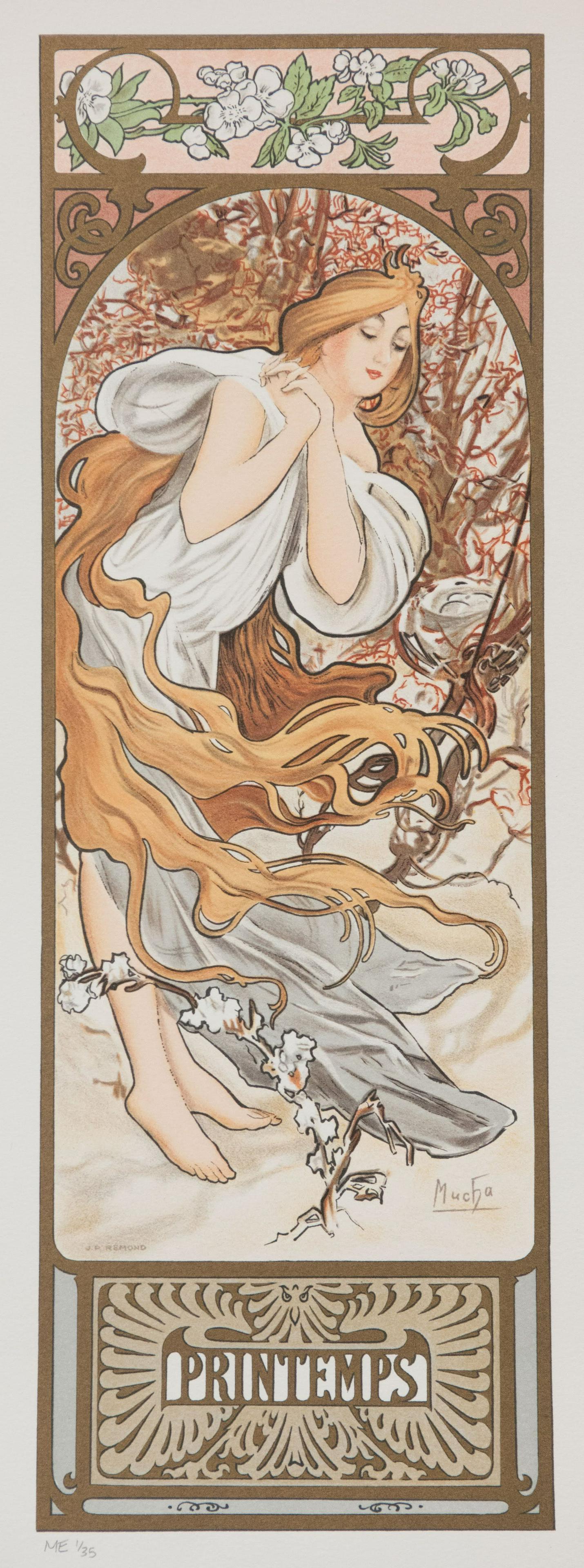 Seasons - Printemps (Spring), Alphonse Mucha (1 of 1)