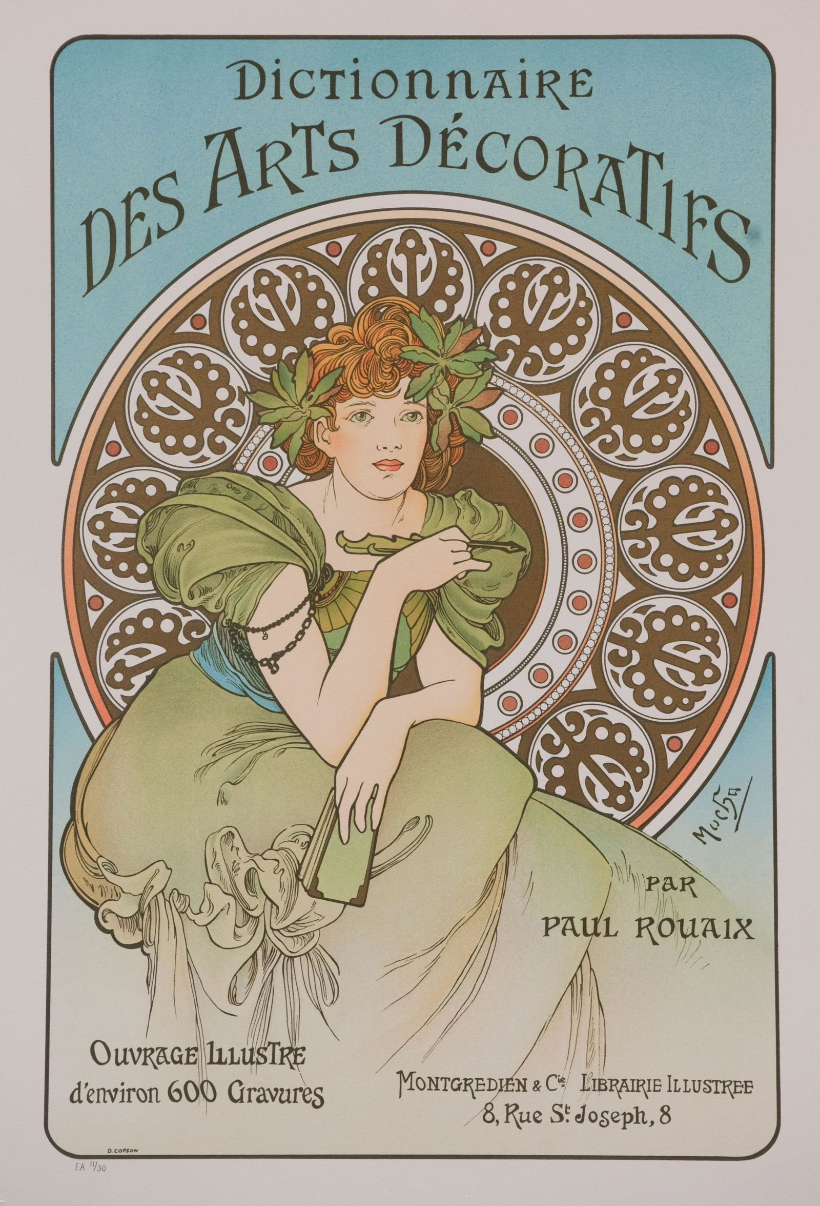 Dictionnaire des arts Deccoratifs, Alphonse Mucha (1 of 1)