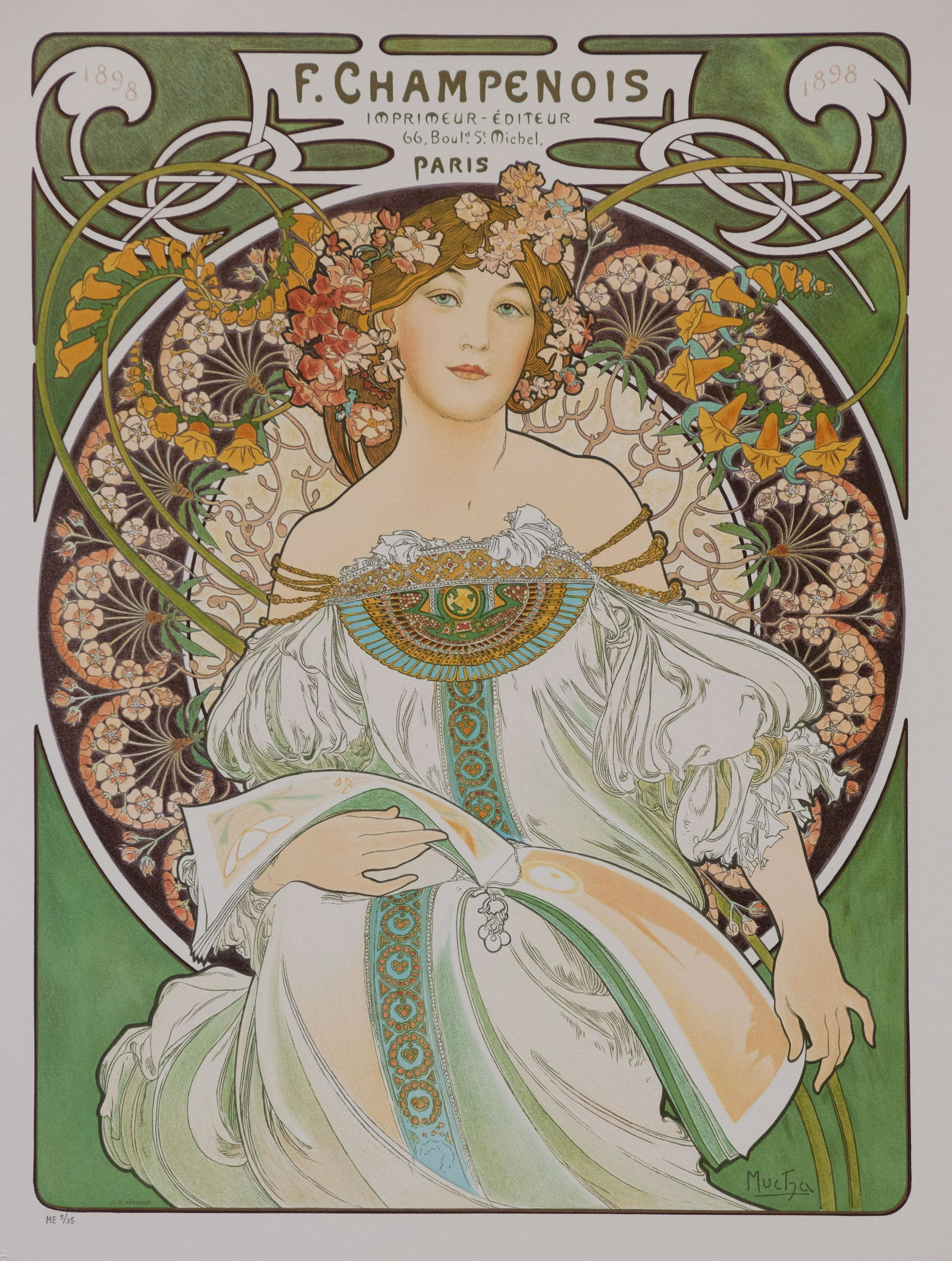 F. Champenois Imprimeur-Editeur, Alphonse Mucha (1 of 1)