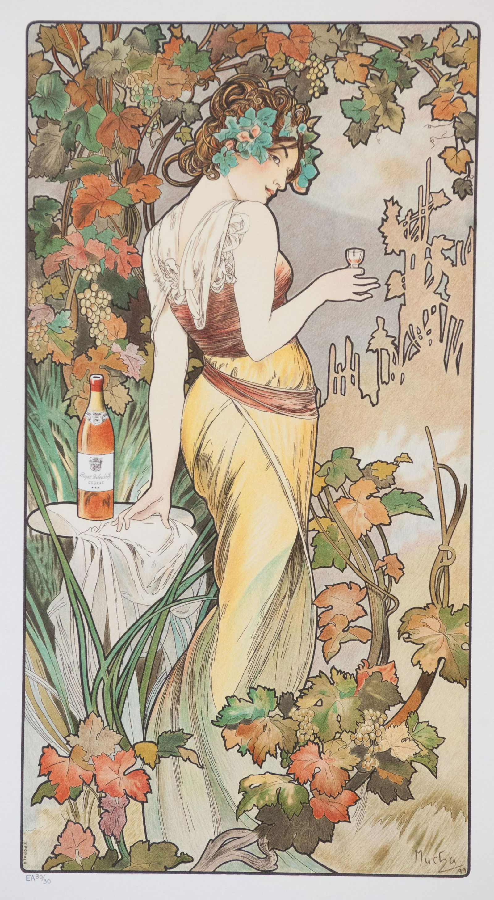 Cognac Bisquit, Alphonse Mucha (1 of 1)