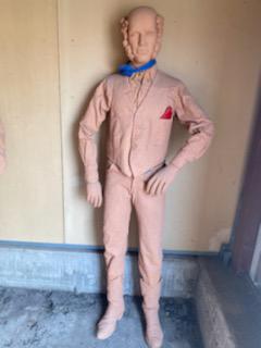 Las Vegas Stardust Hotel ~ Authentic Memorabilia Life-Size "Old West Banker" Statue (1 of 11)