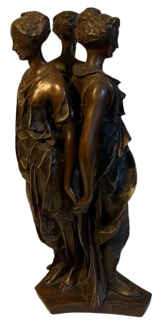 Germain Pilon (after) - "Three Graces" Bronze - Signed in Cast (1 of 5)