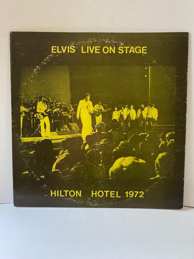 Elvis Presley "Live On Stage Hilton Hotel 1972" Unofficial Release: Elvis Presley "Live On Stage Hilton Hotel 1972" Unofficial Release.Recorded At â€“ Las Vegas Hilton. Tracklist: Side A - Theme 2001 / See See Ryder / You Don't Have To Say You Love Me / Polk Sala