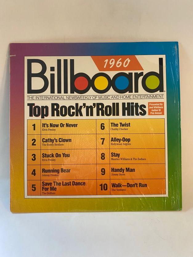 "Billboard Top Rock'N'Roll Hits - 1960" Factory Sealed Vinyl LP (1 of 3)