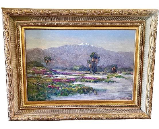 William Ballantine Dorsey - Original Oil / Canvas - Purple Landscape (1 of 2)
