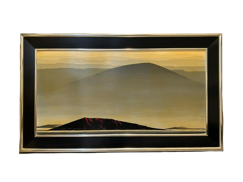 Eyvind Earle - Signed Original Oil "Desert Mood" Landscape (1 of 4)