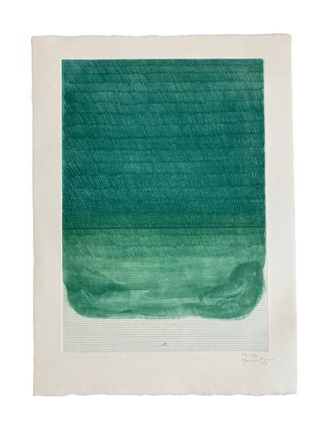 HERNANDEZ PIJUAN - Etching/Aquatint "Paisatge Acotacio" (1 of 3)